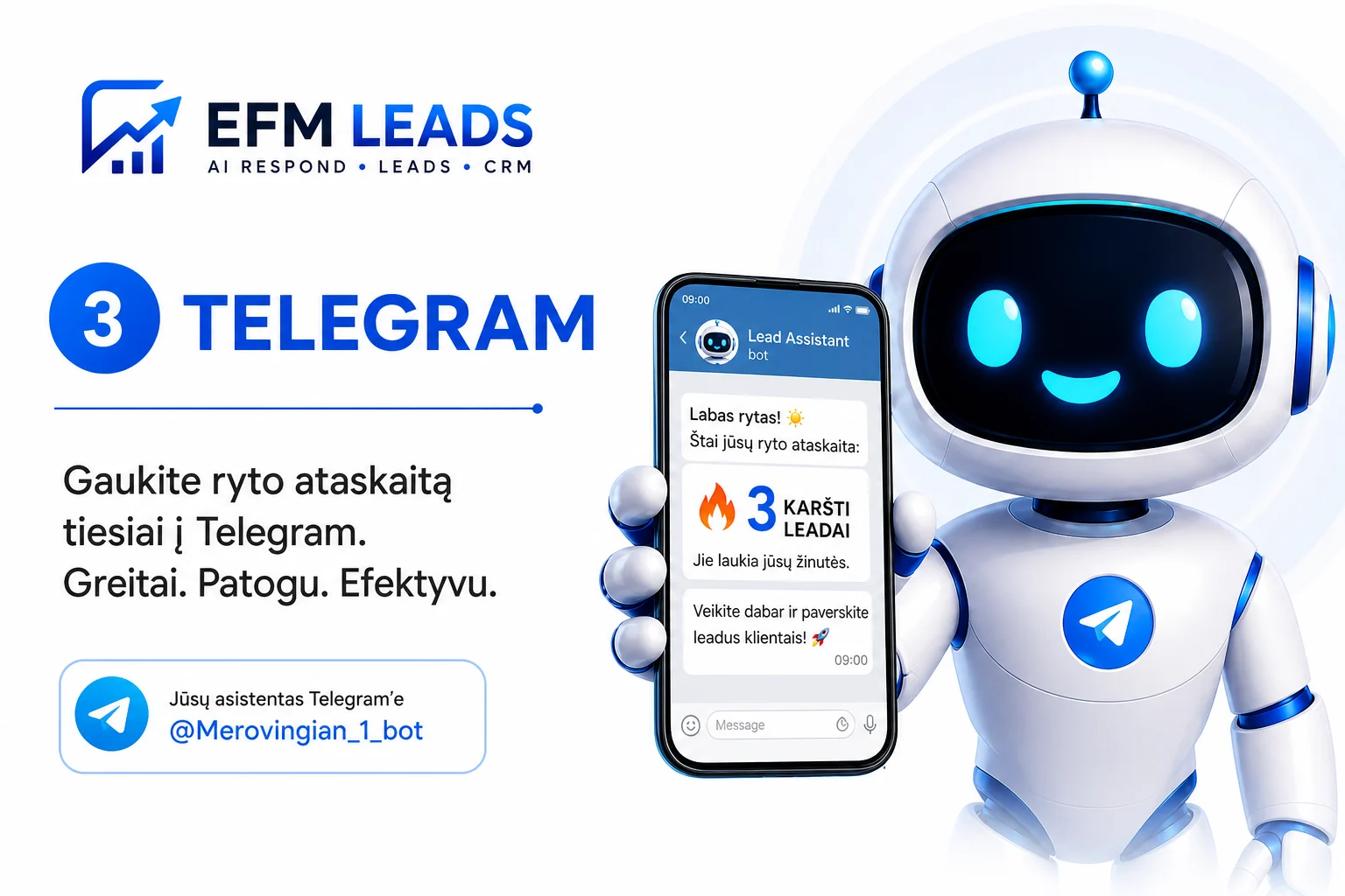 3 Lead Assistant Telegram